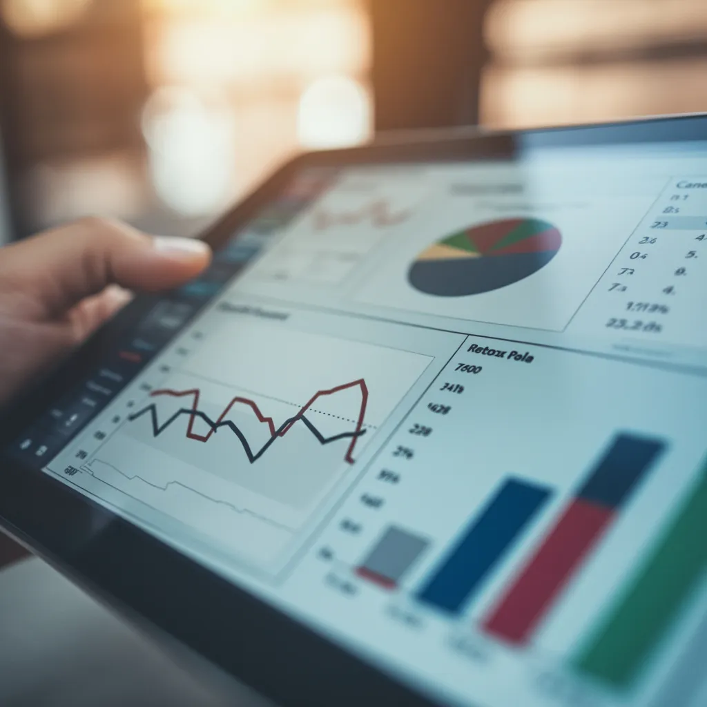 Análise de dados em dashboard de varejo